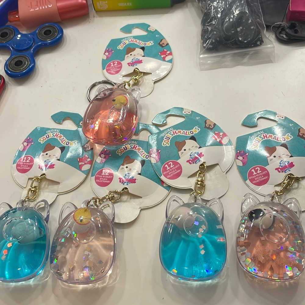 NWT original squishmallows keychains